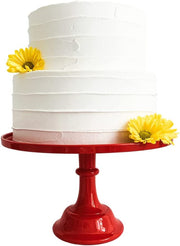 Red Cake Stand Simple