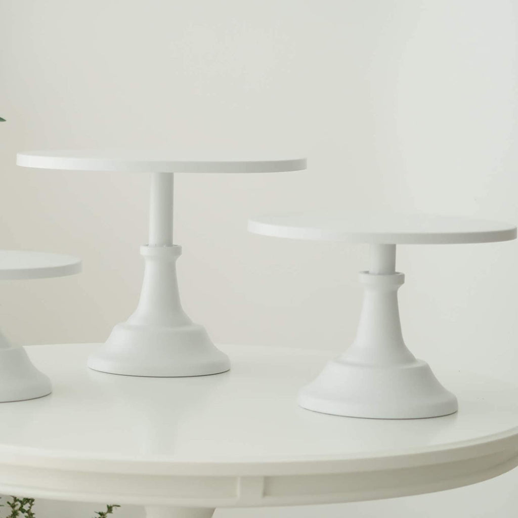 Trio Cake Stand Blanco Napoles Rentals