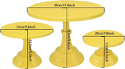 Trio Cake Stand - Amarillo