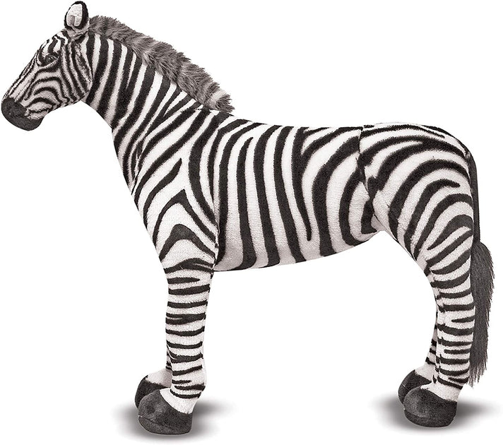 Zebra Lifelike Stuffed Animal (nearly 3 feet tall) Napoles Rentals