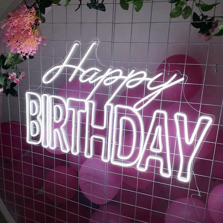 Happy Birthday Neon - Large Mix