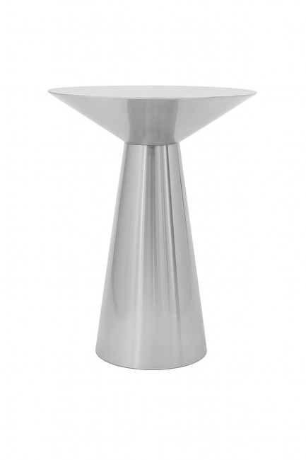 Trompo High Table Silver