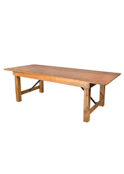Mesa Rustica 8 Pies - Chestnut 8 Foot (96″ x 40″) Rectangle Farmhouse Table