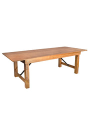 Mesa Rustica 8 Pies - Chestnut 8 Foot (96″ x 40″) Rectangle Farmhouse Table