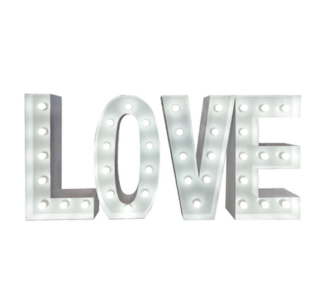 LOVE MARQUEE LETTERS