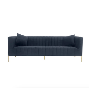 Black Velvet Lux Sofa