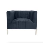 Black Velvet Lux Armchair