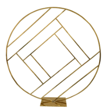 Gold Backdrop Arch