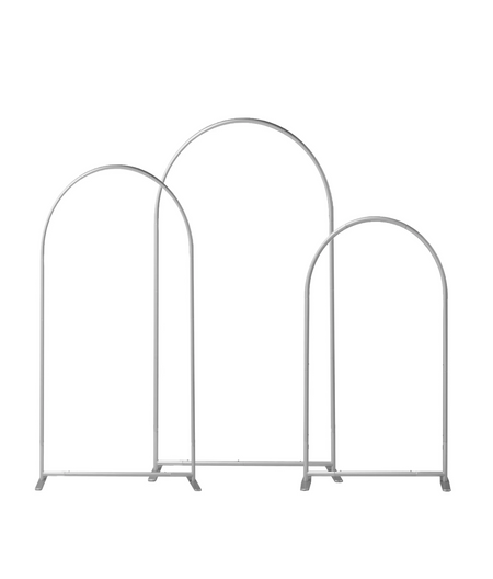 Heavy Duty Trio Arch Backdrop Frame Stands 3pc/set
