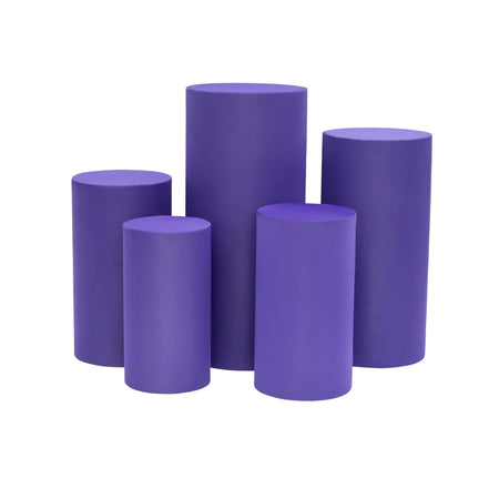 Copy of Spandex Pillar Covers for Metal Cylinder - VIOLETA