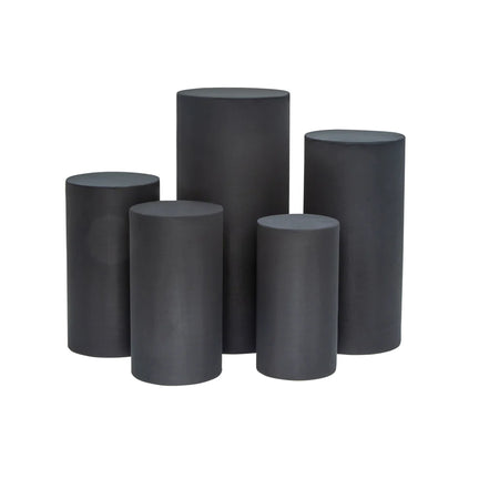 Copy of Copy of Copy of Spandex Pillar Covers for Metal Cylinder - NEGRO