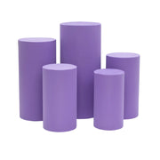 Copy of Copy of Spandex Pillar Covers for Metal Cylinder - LILA