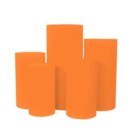 Spandex Pillar Covers for Metal Cylinder - ANARANJADO